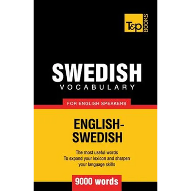 Swedish vocabulary for English speakers - 9000 words