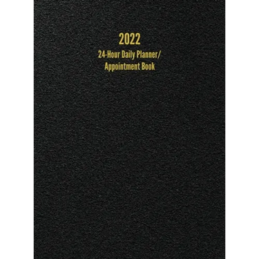 2022 24-Hour Daily Planner/ Appointment Book: Dot Grid Design (One Page per Day)
