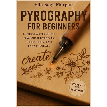 Pyrography for Beginners: A Step-by-Step Guide to Wood Burning Art, Techniques, and Easy Projects