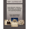 Carlos Marcello, Petitioner, V. United States. U.S. Supreme Court Transcript of Record with Supporting Pleadings