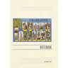 Vintage Lined Notebook Greetings from Charlotte, North Carolina