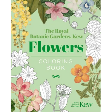 The Royal Botanic Gardens, Kew - Flowers Coloring Book: Hardback Gift Edition