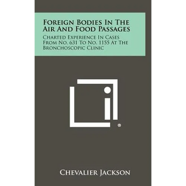 Foreign Bodies In The Air And Food Passages: Charted Experience In Cases From No. 631 To No. 1155 At The Bronchoscopic Clinic
