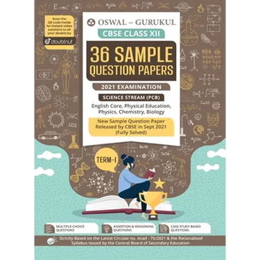 36 Sample Question Papers Science Stream (PCB): CBSE Class 12 for Term-I November 2021 Examination