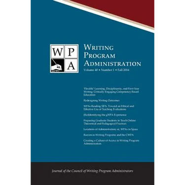 Wpa: Writing Program Administration 40.1 (Fall 2016)
