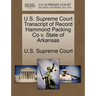 U.S. Supreme Court Transcript of Record Hammond Packing Co V. State of Arkansas