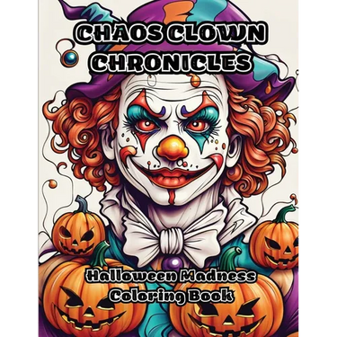 Chaos Clown Chronicles: Halloween Madness Coloring Book