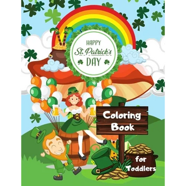 Happy St. Patrick's Day Coloring Book for Kids