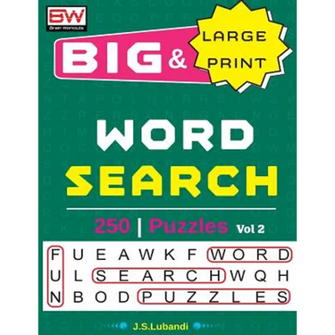 BIG & Large Print WORD SEARCH Puzzles