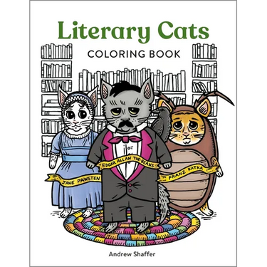 Literary Cats Coloring Book
