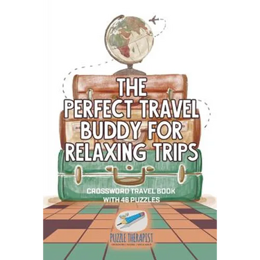 The Perfect Travel Buddy for Relaxing Trips Crossword Travel Book with 46 Puzzles