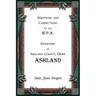 Additions and Corrections to the W.P.A. Inventory of Ashland County, Ohio: Ashland