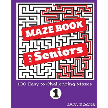 MAZE BOOK For Seniors