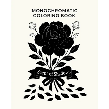 Monochromatic Coloring Book - Scent of Shadows