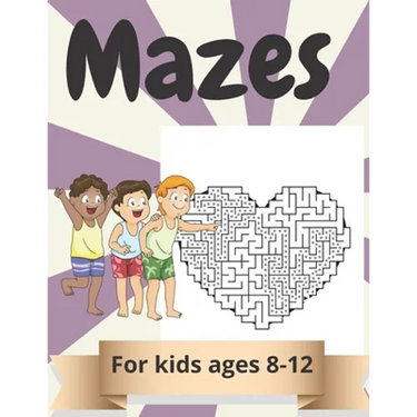 Mazes for kids Ages 8-12: Amazing Maze Activity Book for Kids.Good Activities for Children Traveling.