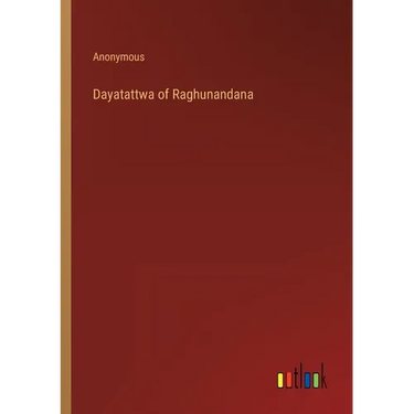 Dayatattwa of Raghunandana