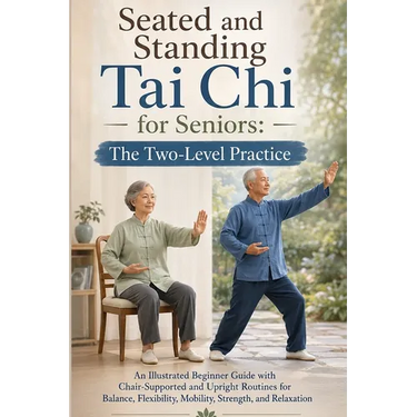 Seated and Standing Tai Chi for Seniors; The Two-Level Practice: An Illustrated Beginner Guide with Chair-Supported and Upright Routines for Balance,