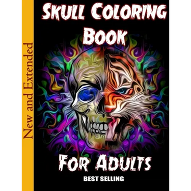 Skull Coloring Book for Adults: Over 50 Skull Designs Inspired by the Day of the Dead Great Día de Los Muertos Coloring Books for Adults (MIDNIGHT EDI