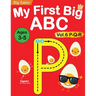 My First Big ABC Book Vol.6: Preschool Homeschool Educational Activity Workbook with Sight Words for Boys and Girls 3 - 5 Year Old: Handwriting Practi