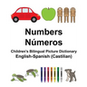 English-Spanish (Castilian) Numbers/Números Children's Bilingual Picture Dictionary