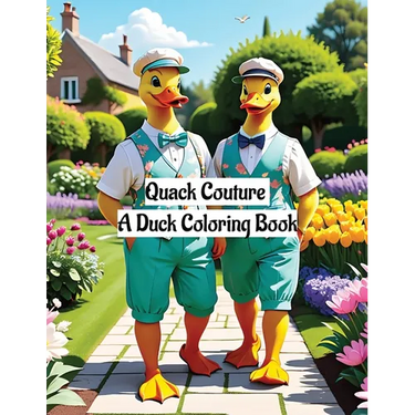 Quack Couture: A Duck Coloring Book