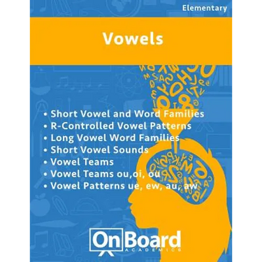 Vowels: R-Controlled Vowel Patterns, Long Vowel Word Families, Short Vowel Sounds, Vowel Teams, Vowel Teams ou, oi, ou, Vowel Patterns ue, ew, au, aw