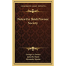 Notes On Skidi Pawnee Society