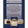 U.S. Supreme Court Transcript of Record William Marcus et al., Appellants, V. Search Warrant of Property at 104 East Tenth Street, Kansas City,