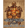 Steampunk Animal Coloring Book For Adult & Kids: Retro and Futuristic mechanical animals to color