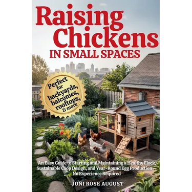 Raising Chickens in Small Spaces: An Easy Guide to Starting and Maintaining a Healthy Flock, Sustainable Coop Design, and Year-Round Egg Production, N