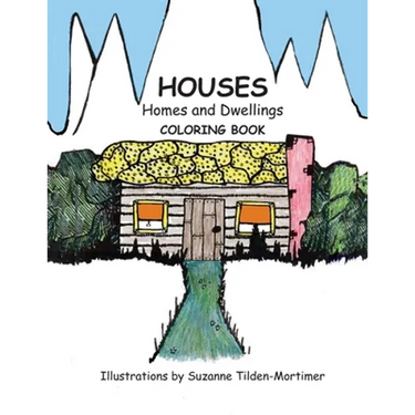Houses Homes and Dwellings: Coloring Book