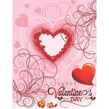 Happy Valentine's Day: Coloring Book For Adult