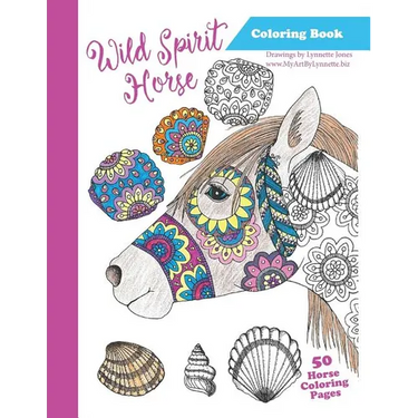 Wild Spirit Horse Coloring Book: The Wild Horses of Assateague