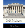 Flight Test Aircrew Evaluation Criteria