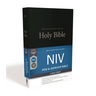 NIV, Pew and Worship Bible, Large Print, Hardcover, Black