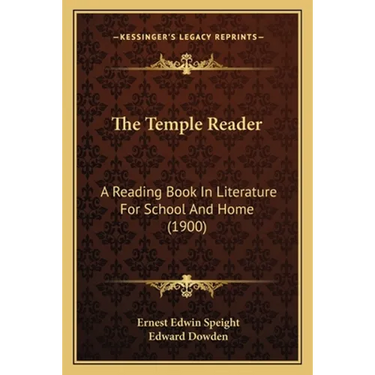 The Temple Reader: A Reading Book In Literature For School And Home (1900)