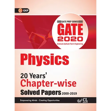 GATE 2020 - Chapter-wise Previous Solved Papers - 20 Years' Solved Papers (2000-2019)- Physics