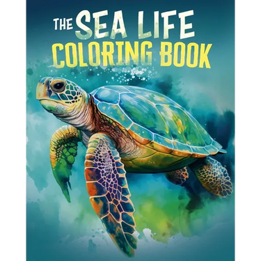 The Sea Life Coloring Book: Over 45 Images to Colour