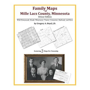 Family Maps of Mille Lacs County, Minnesota