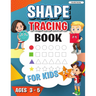 Shape Tracing Book: Shape Tracing Book for Preschoolers, Homeschool Learning Activities for Kids, Preschool Tracing Shapes