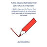 Plans, Special Provisions and Contract Plan Reviews - A Guide for Plan Preparation, Writing Special Provisions and Performing Plan Reviews