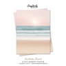 Aesthetic Beach Stationery Paper: Cute Letter Writing Paper for Home, Office, Letterhead Design, 25 Sheets