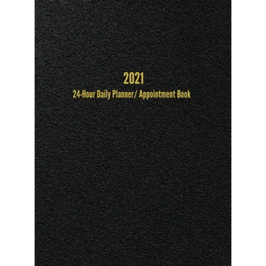 2021 24-Hour Daily Planner/Appointment Book: Dot Grid Journal (8.5 x 11 inches)