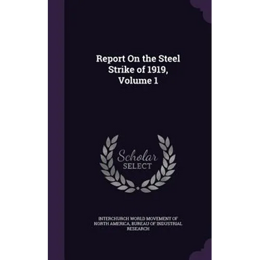Report On the Steel Strike of 1919, Volume 1