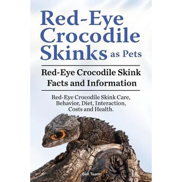 Red Eye Crocodile Skinks as pets. Red Eye Crocodile Skink Facts and Information. Red-Eye Crocodile Skink Care, Behavior, Diet, Interaction, Costs and