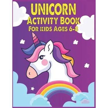 Unicorn Activity Book For Kids Ages 6-8