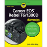 Canon EOS Rebel T6/1300D For Dummies