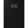 2023 - 2024 2-Year Monthly Planner: 24-Month Calendar (Black) - Large