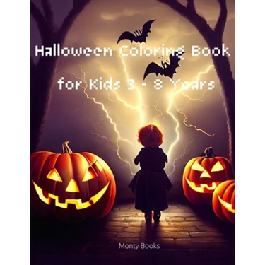 Halloween Coloring Books for Kids 3-8 Years: For boys and girls who enjoy the Halloween party
