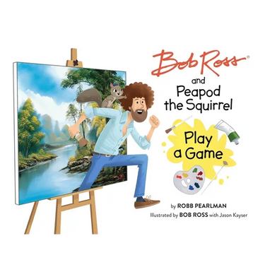 Bob Ross and Peapod the Squirrel Play a Game